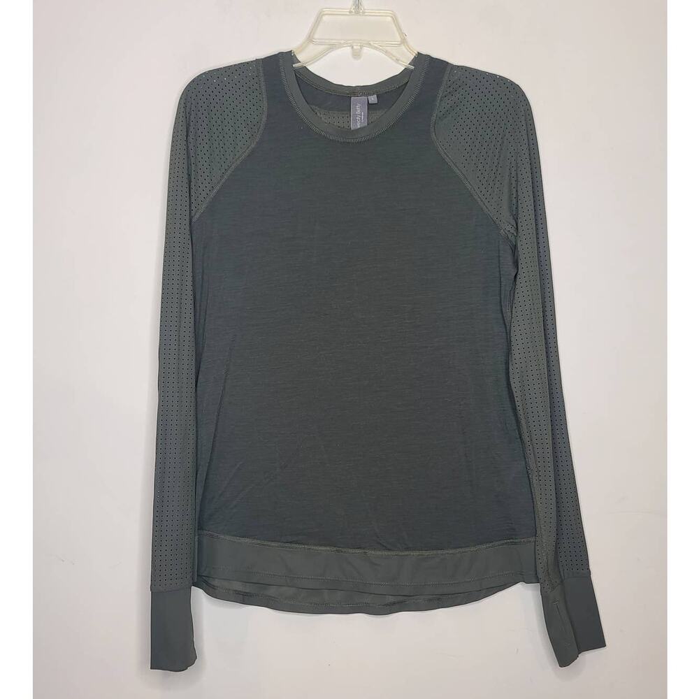 Sweaty Betty green long sleeve shirt - large